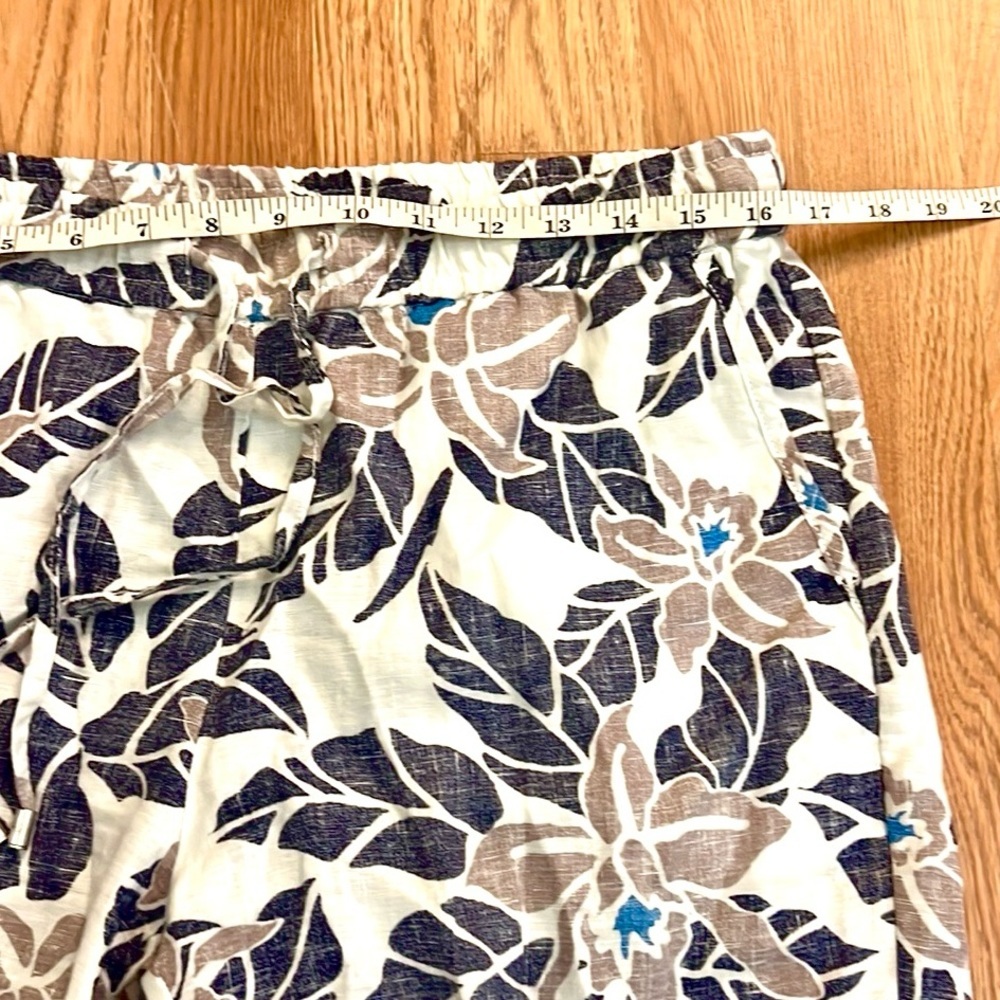 Tommy Bahama Luxury, ♻️Sustainable, RARE Pattern, Acid-Washed Leaf Pants, Size S - Picture 6 of 11